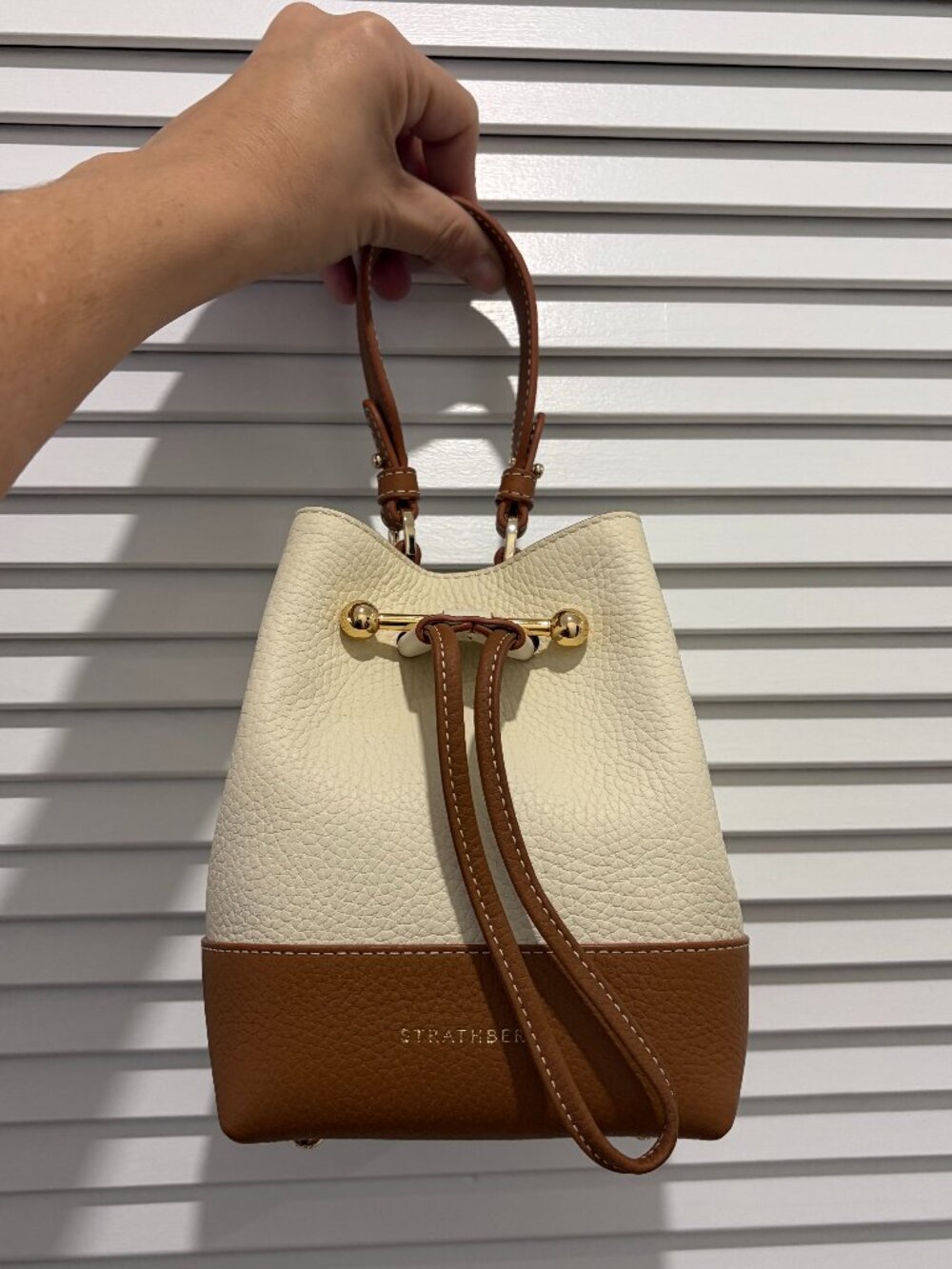 Strathberry Lana Osette Leather Bucket Bag - Brand New Never Used